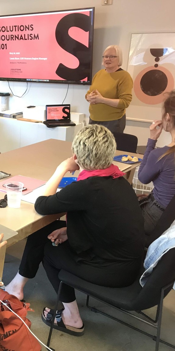 People learn about solutions journalism