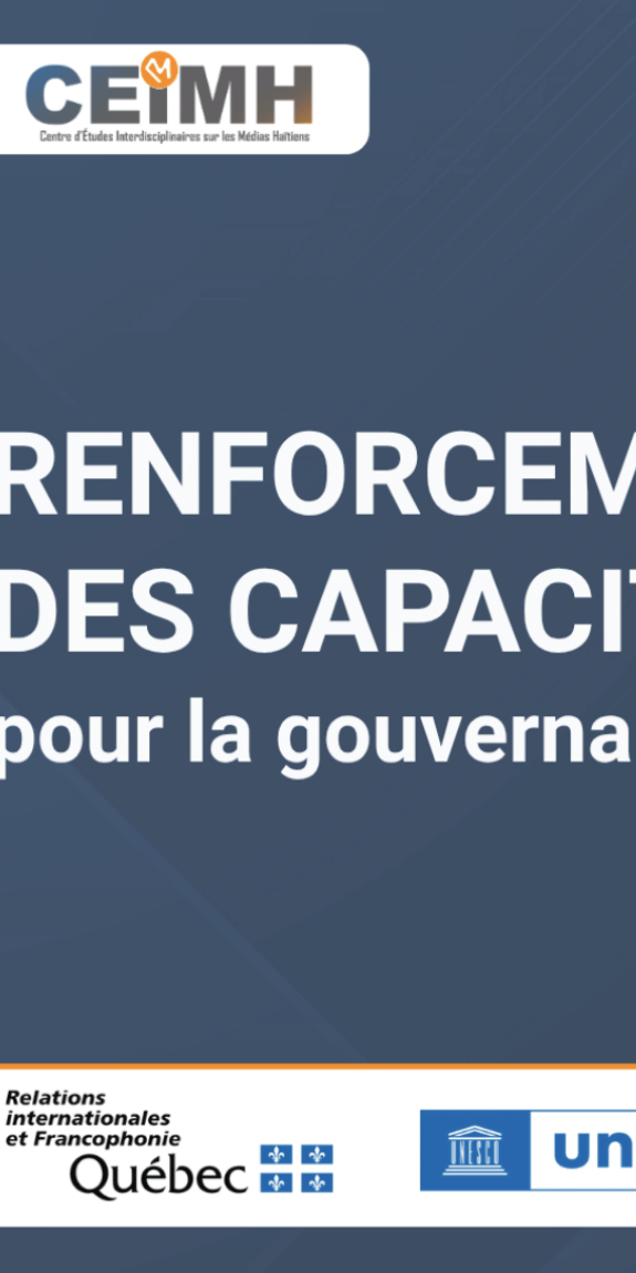 Renforcement des capacités médiatiques pour la gouvernance démocratique en Haïti